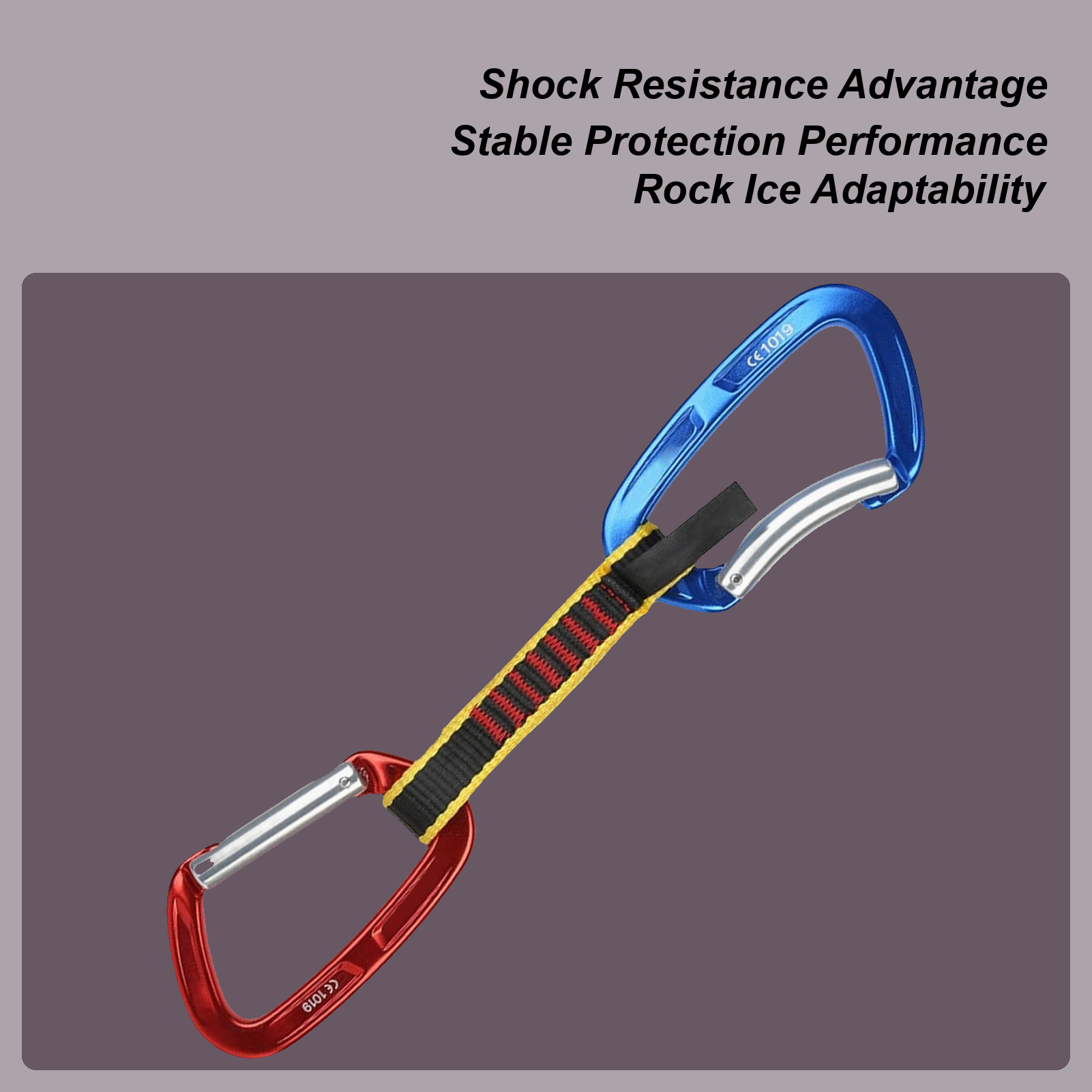 Outdoor Adventure Hiking - Quickdraws – mousqueton d'escalade, accessoires d'alpinisme,