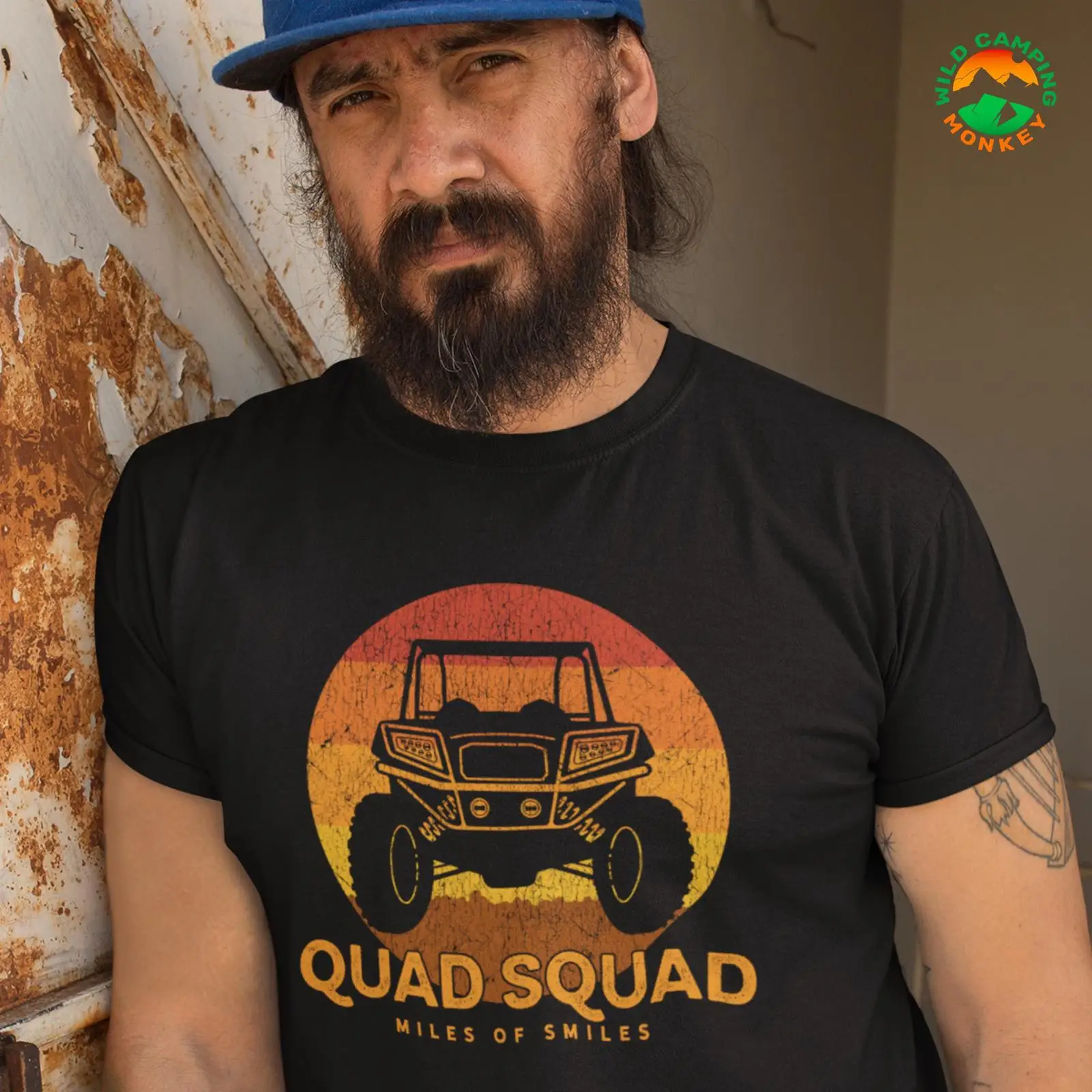Outdoor Adventure Utv - T-shirt Quad Squad Distressed UTV ATV,