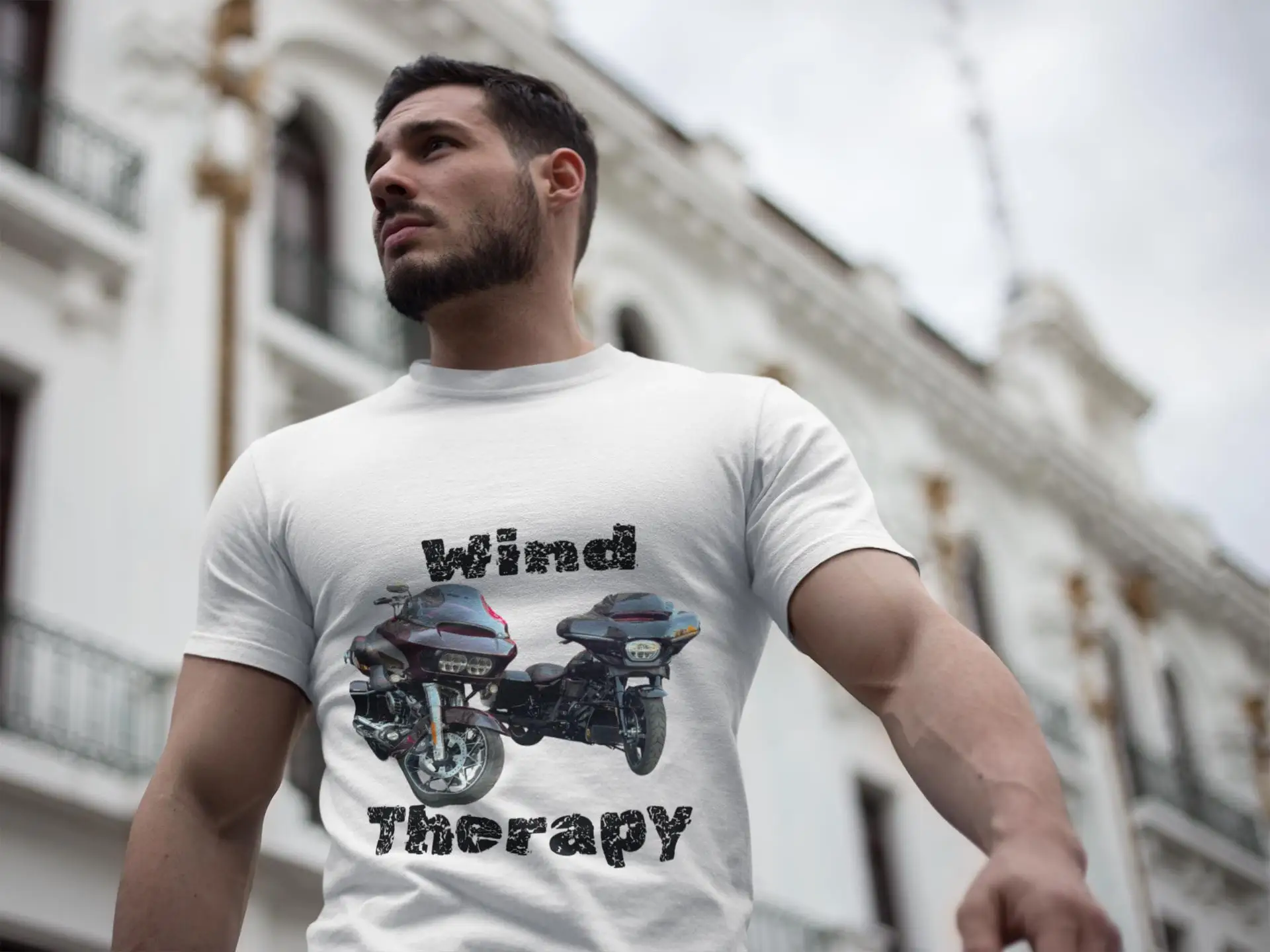 Outdoor Adventure Therapy - T-shirt Wind Therapy Lets Ride See