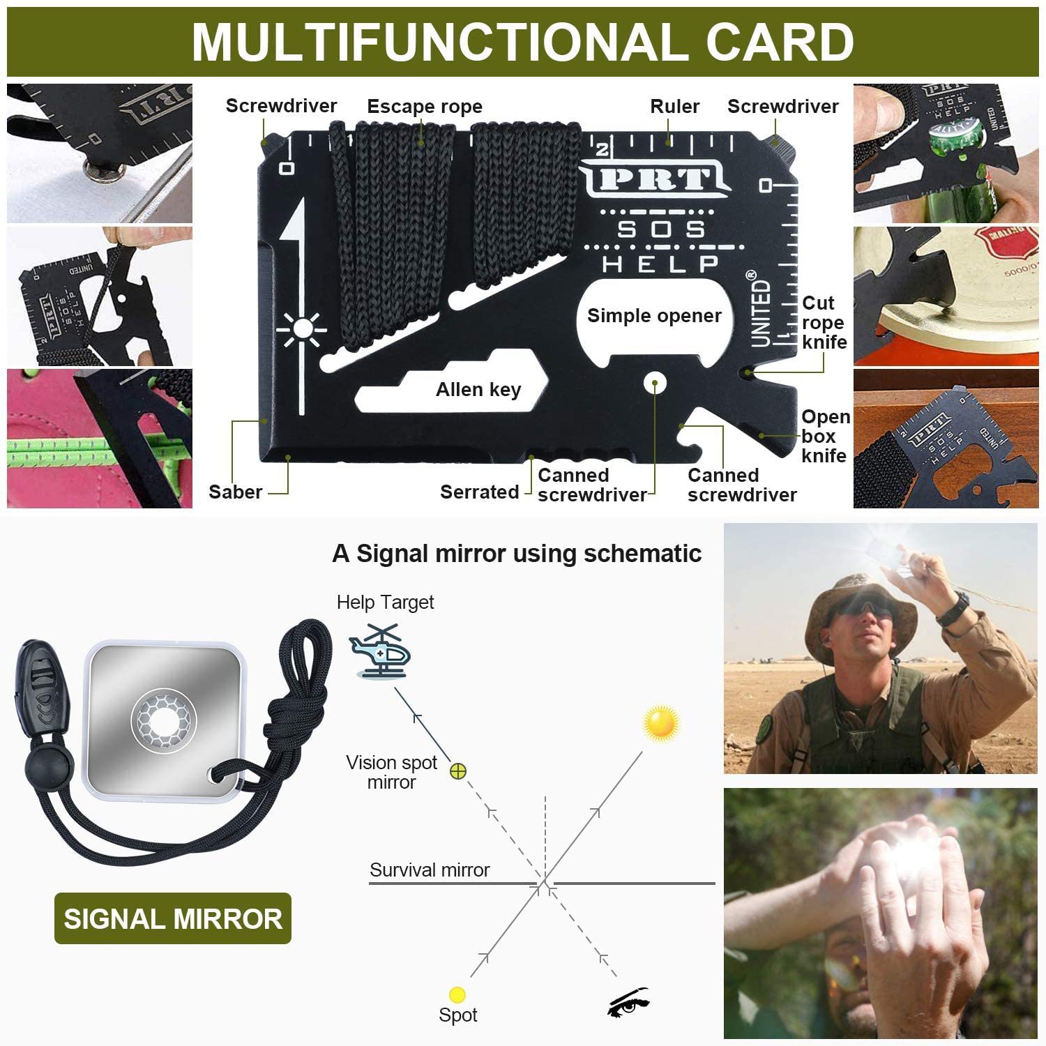 Kit d'outils de survie compact - Outdoor Adventure Hiking avis et prix