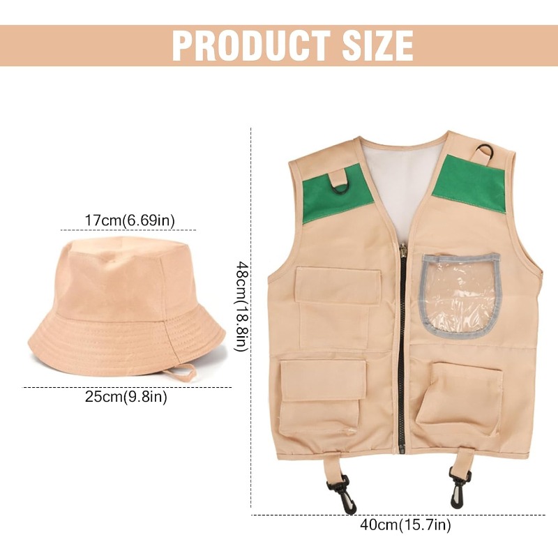 Costume de Safari avec gilet c - Outdoor Adventure Games avis et prix