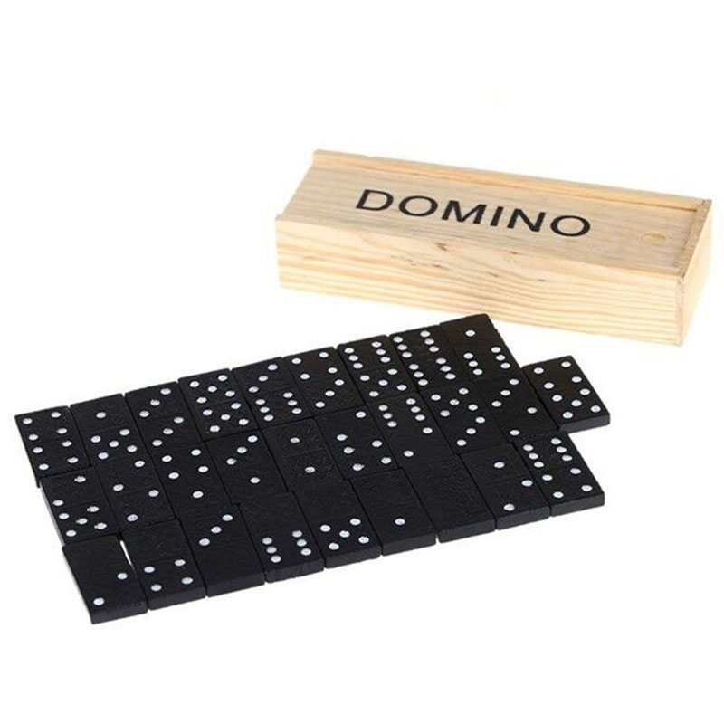 Jeu de dominos en bois 28 pièc - Outdoor Adventure Games avis et prix