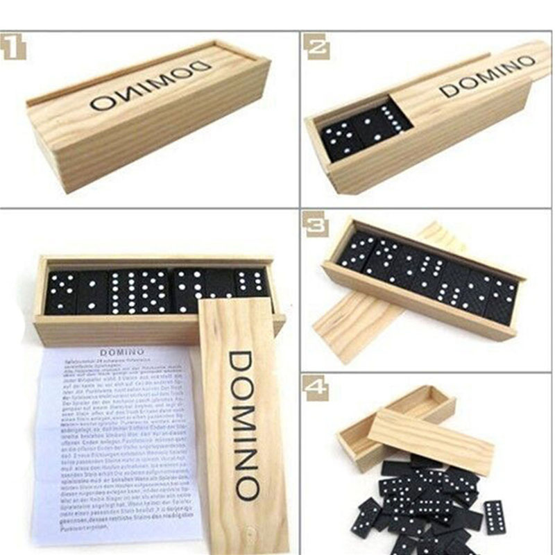 Jeu de dominos en bois 28 pièc - Outdoor Adventure Games avis et prix