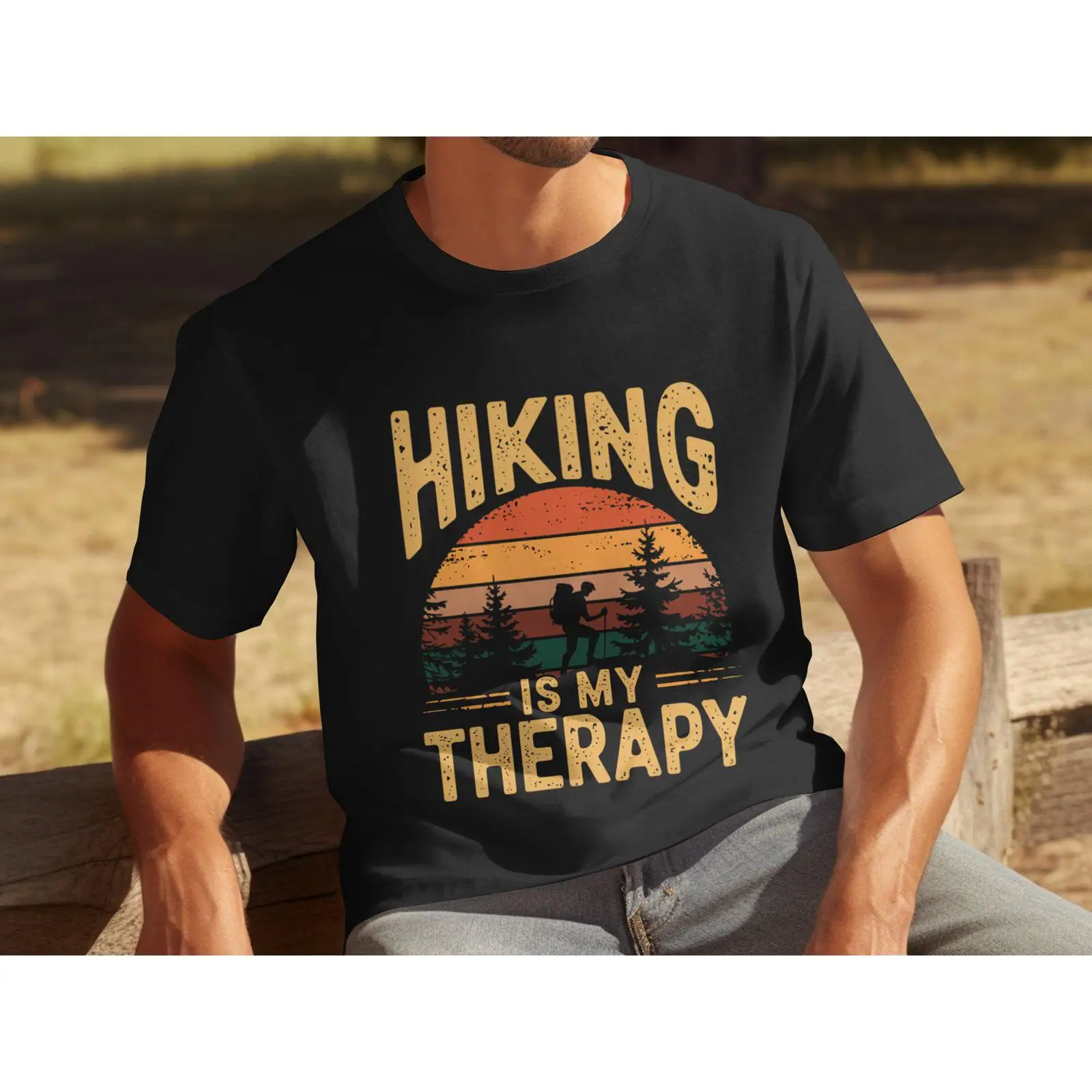T-shirt vintage pour homme « L - Outdoor Adventure Therapy avis et prix