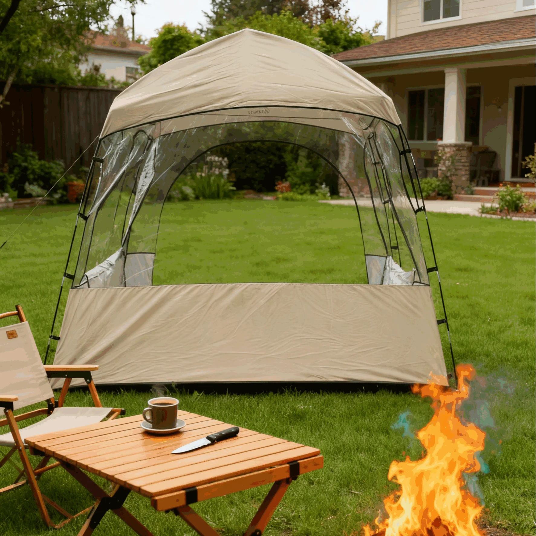 Jardiniers, patios, aventures  - Outdoor Adventure Dome Shelter avis et prix