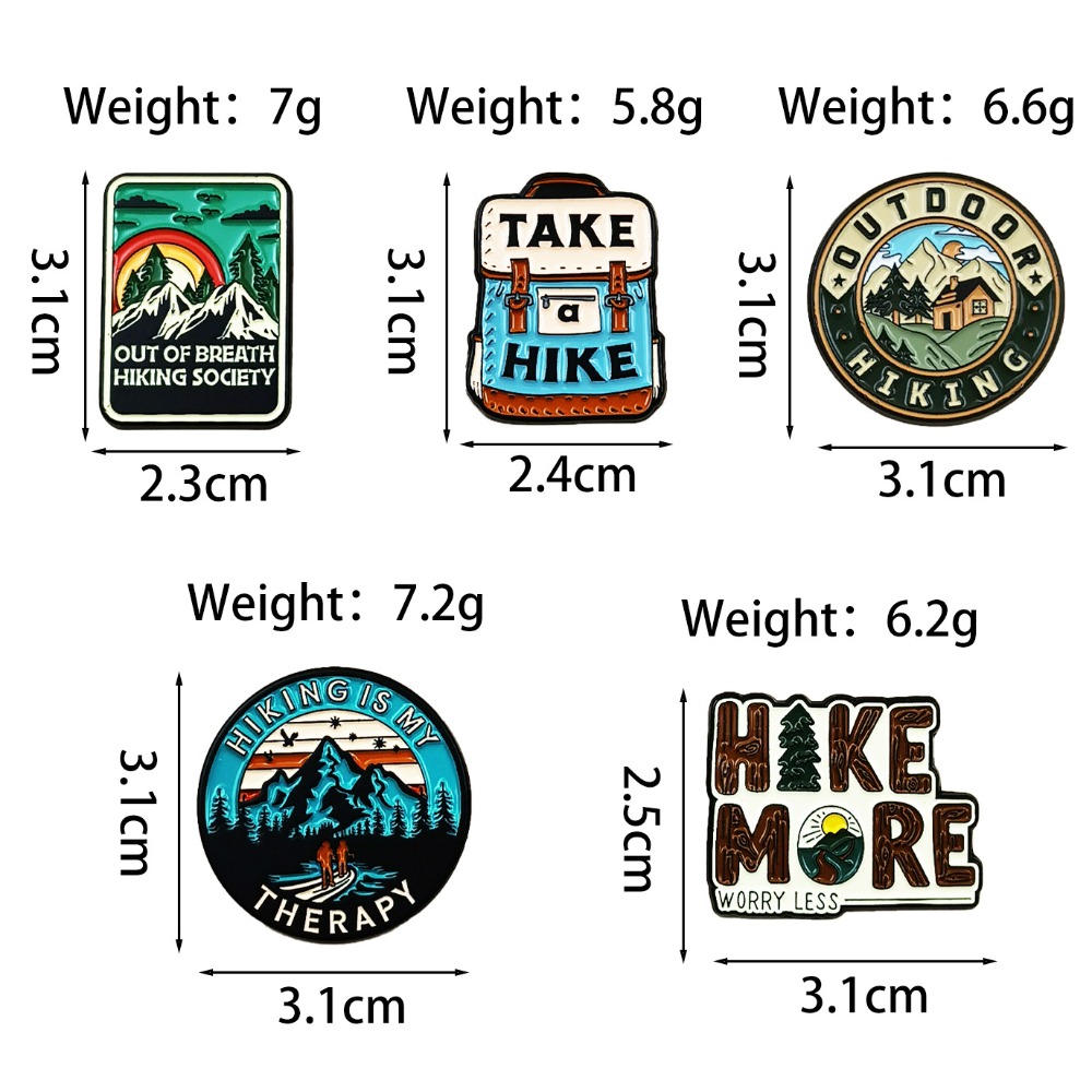 Broche vintage de randonnée en - Outdoor Adventures Clothing avis et prix