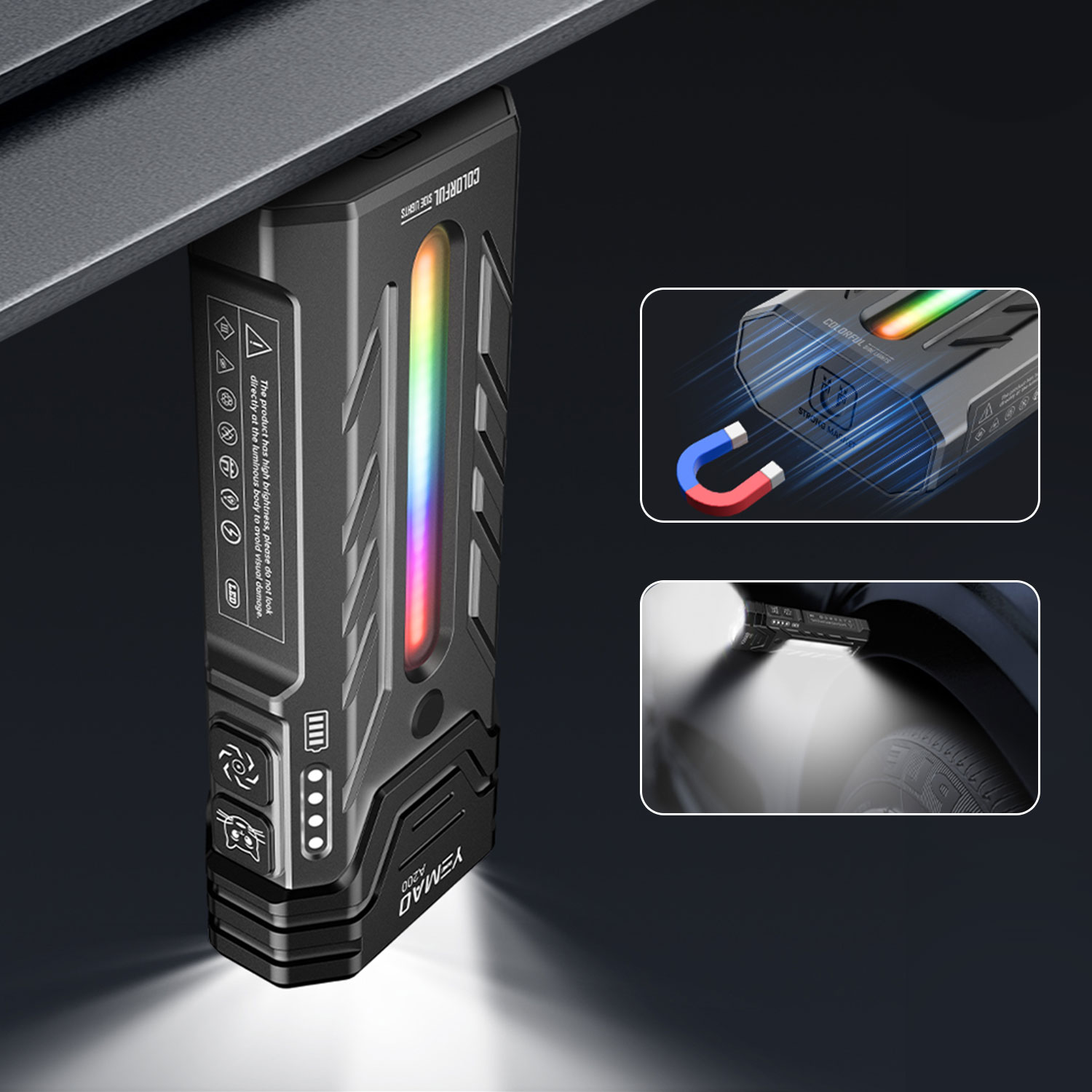 Lampe de poche LED RGB Portabl - Outdoor Adventure Hiking avis et prix