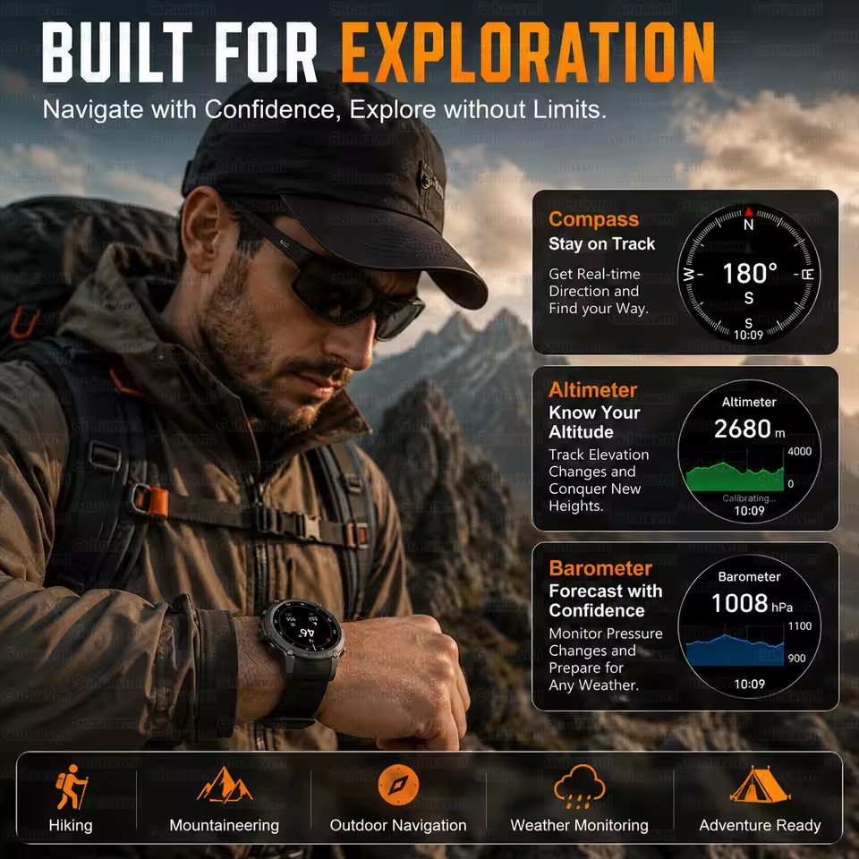 Nouvelle montre connectée d'av - Outdoor Adventure Hours avis et prix